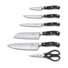Cargar imagen en el visor de la galería, BLOQUE DE CUCHILLOS VICTORINOX FORJADOS, 6 PIEZAS 7.7243.6
