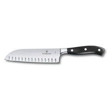 Cargar imagen en el visor de la galería, CUCHILLO VICTORINOX SANTOKU CON ALVEOLOS, FORJADO 17CM, 7.7323.17G
