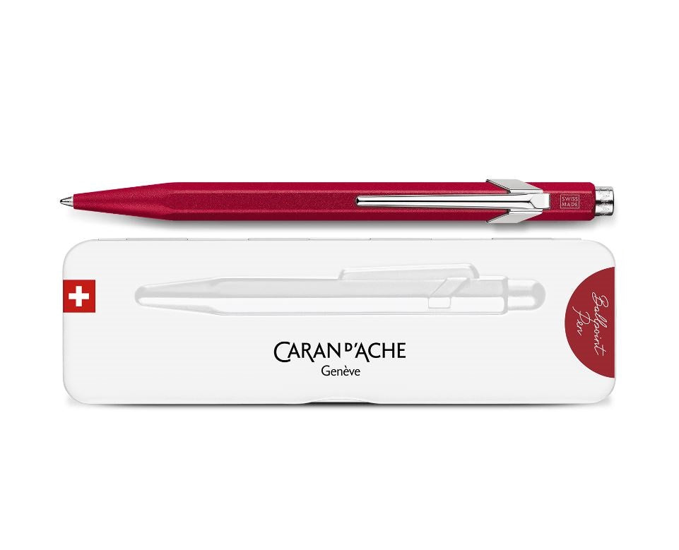 BOLIGRAFO CARAN D'ACHE 849 COLORMAT-X, ROJO NM0849.585