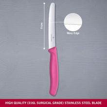 Load image into Gallery viewer, CUCHILLO PARA TOMATE VICTORINOX SC, ROSADO 6.7836.L115
