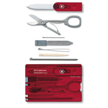 Load image into Gallery viewer, SWISSCARD CLASSIC VICTORINOX, ROJO TRANSLUCIDO 0.7100.T
