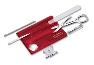 SWISSCARD NAILCARE, VICTORINOX ROJO TRANSLUDO 0.7240.T