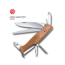 Cargar imagen en el visor de la galería, NAVAJA VICTORINOX RANGER WOOD 55 NOGAL 0.9561.63
