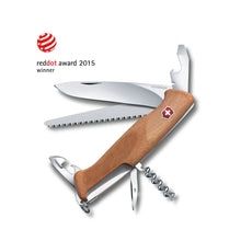 Cargar imagen en el visor de la galería, NAVAJA VICTORINOX RANGER WOOD 55 NOGAL, 0.9561.63
