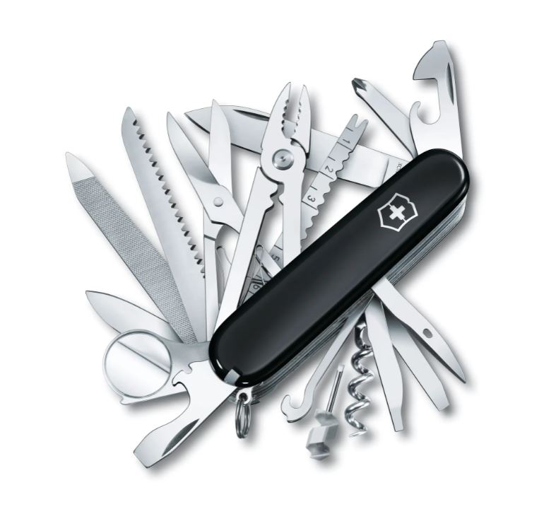 Multiherramienta Victorinox Swisschamp, Negra 1.6795.3