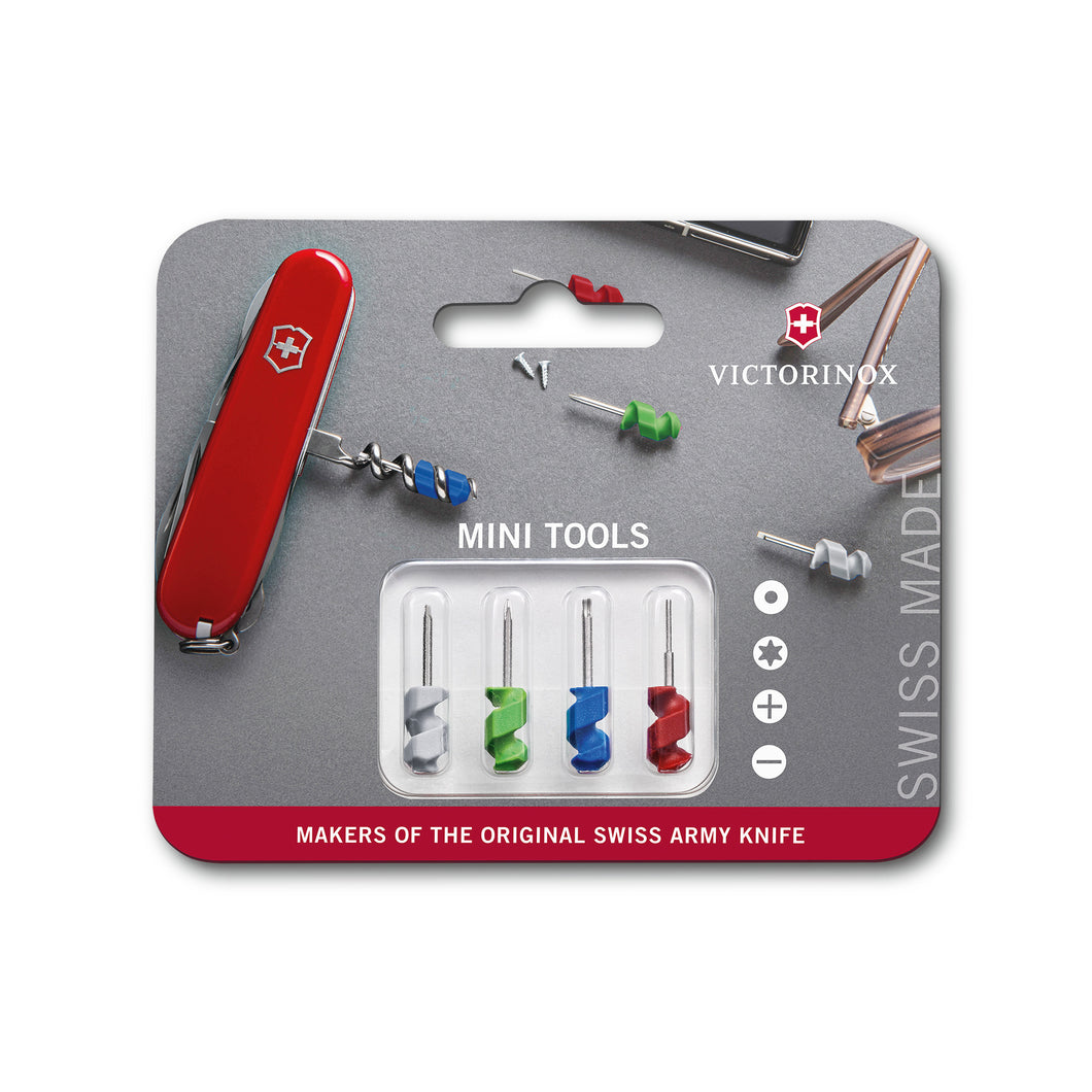 Miniherramientas Victorinox 4 piezas de colores, 2.1201.4