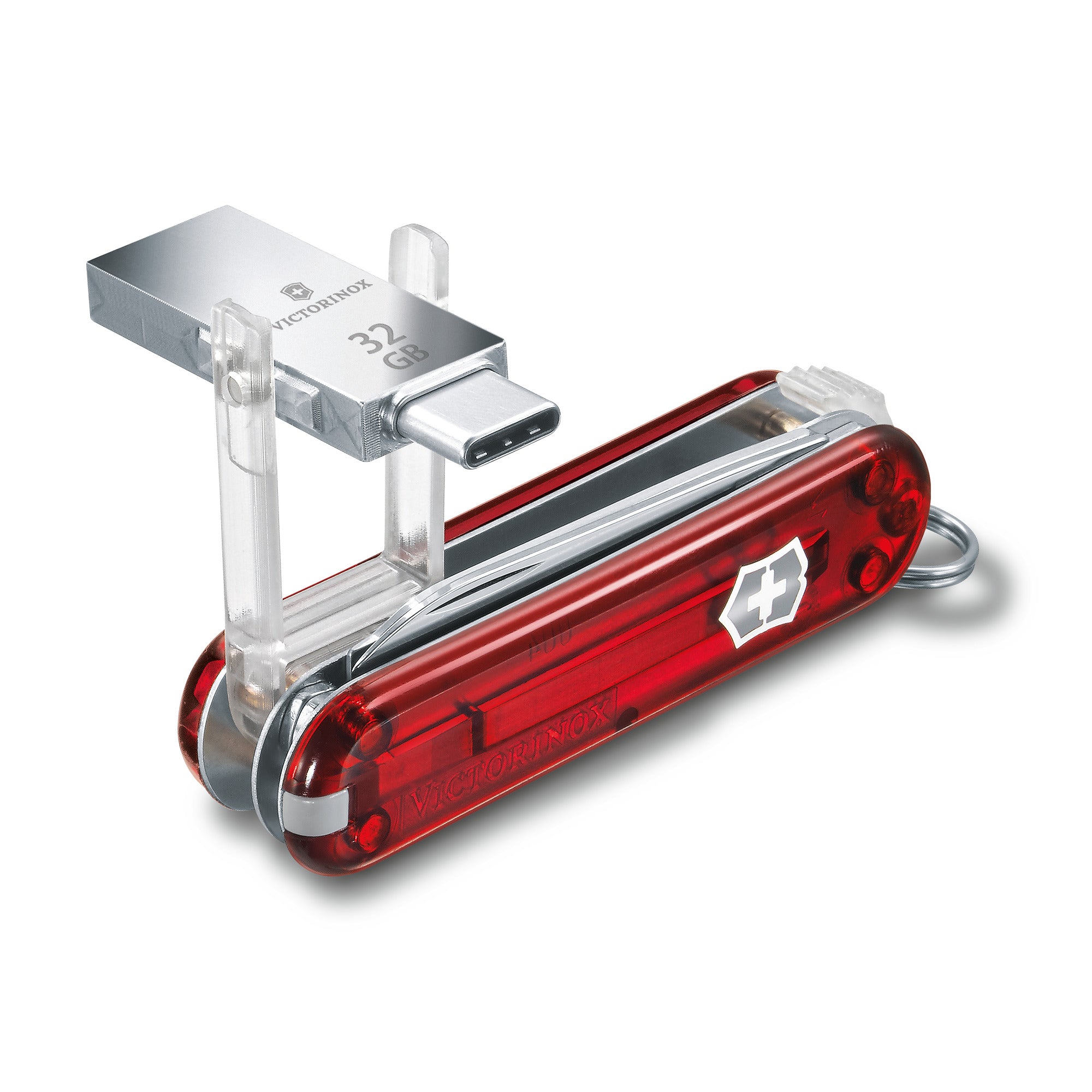 Victorinox tiene navajas USB con protección y evolucionada a puntero láser