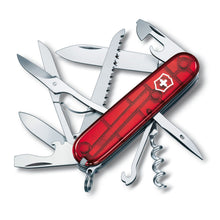 Load image into Gallery viewer, Multiherramienta Victorinox Huntsman, Rojo translucido 1.3713.T
