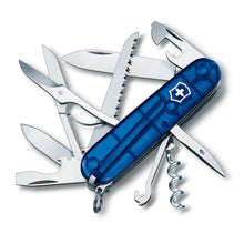 Cargar imagen en el visor de la galería, Multiherramienta Victorinox Huntsman, Azul translucido 1.3713.T2
