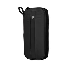Cargar imagen en el visor de la galería, PORTA DOCUMENTOS DE VIAJE VICOTRINOX CON PROTECCION RFID, NEGRO 610597
