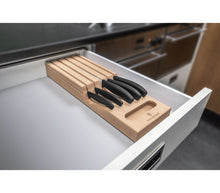 Cargar imagen en el visor de la galería, PORTA CUCHILLOS VICTORINOX EN MADERA PARA CAJON 6.7143.5
