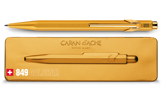 BOLIGRAFO CARAN D' ACHE GOLDBAR 849.899