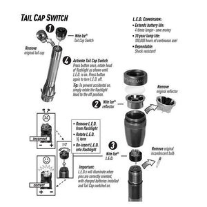 CONVERTIDOR DE LINTERNA MINI MAGLITE AA LUC2-07