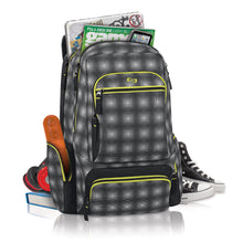 Cargar imagen en el visor de la galería, MORRAL SOLO PARA PORTATIL 15.6&quot;, GRIS/VERDE
