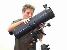 Load and play video in Gallery viewer, TELESCOPIO CELESTRON ASTROMASTER 130EQ, 32044
