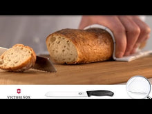Load and play video in Gallery viewer, CUCHILLO VICTORINOX PARA PAN SC, VERDE 6.8636.21L4B
