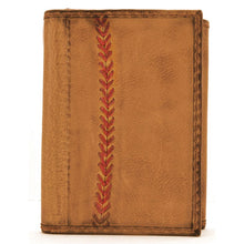 Cargar imagen en el visor de la galería, BILLETERA RAWLINGS BASEBALL STITCH TRIFOLD MW478
