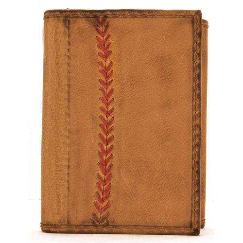 BILLETERA RAWLINGS BASEBALL STITCH TRIFOLD MW478