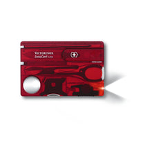 Load image into Gallery viewer, SWISSCARD LITE VICTORINOX ROJO TRANSPARENTE 0.7300.T
