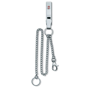 LLAVERO MULTICLIP DOS CADENAS VICTORINOX PARA CINTURON 4.1860