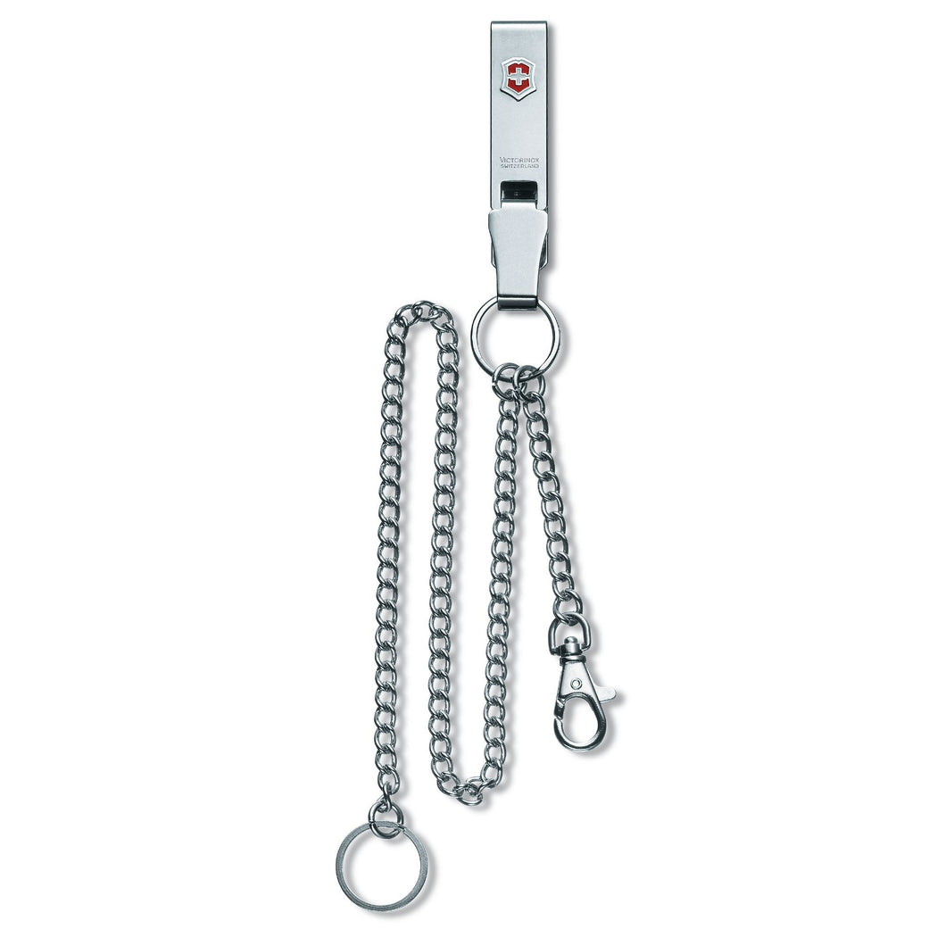 LLAVERO MULTICLIP DOS CADENAS VICTORINOX PARA CINTURON 4.1860