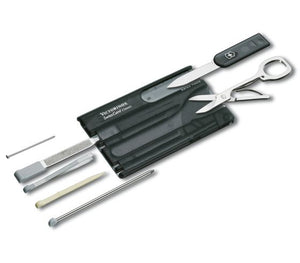 SWISSCARD CLASSIC VICTORINOX, NEGRO TRANSLUCIDO 0.7133.T3