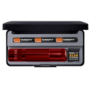 LINTERNA LED MAGLITE XL50 3 AAA, ROJA XL50-S3037
